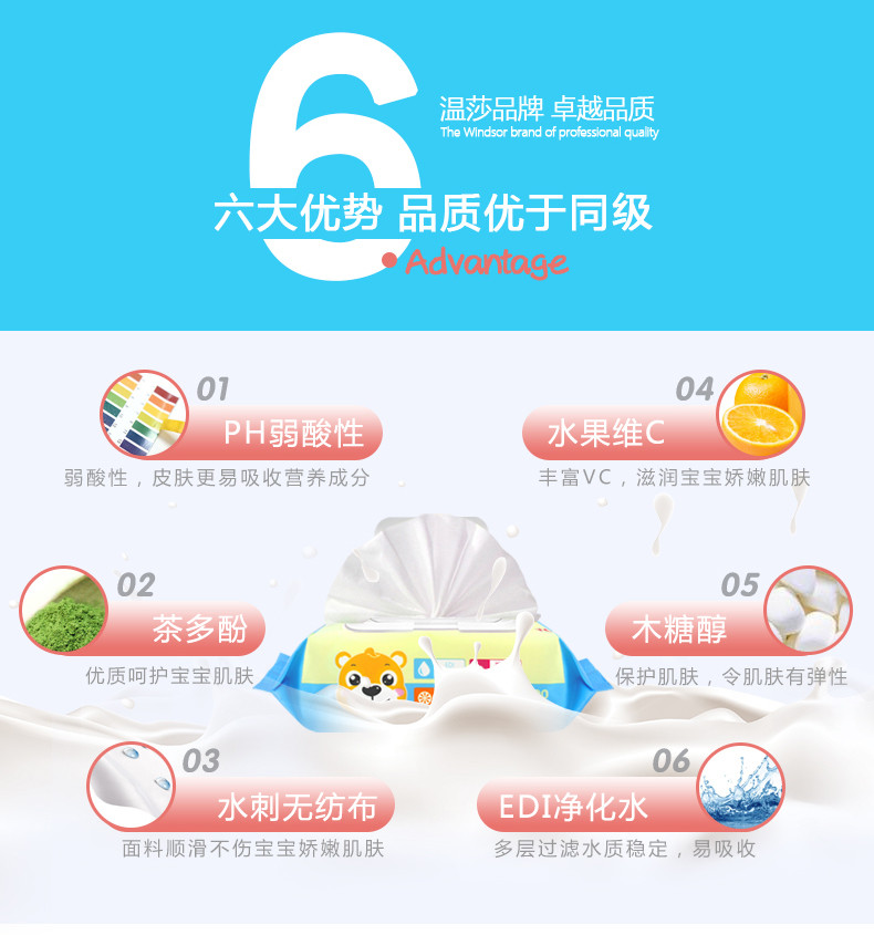 家庭装湿巾100片*5包/件 多种规格越多越便宜 宝宝手口湿纸