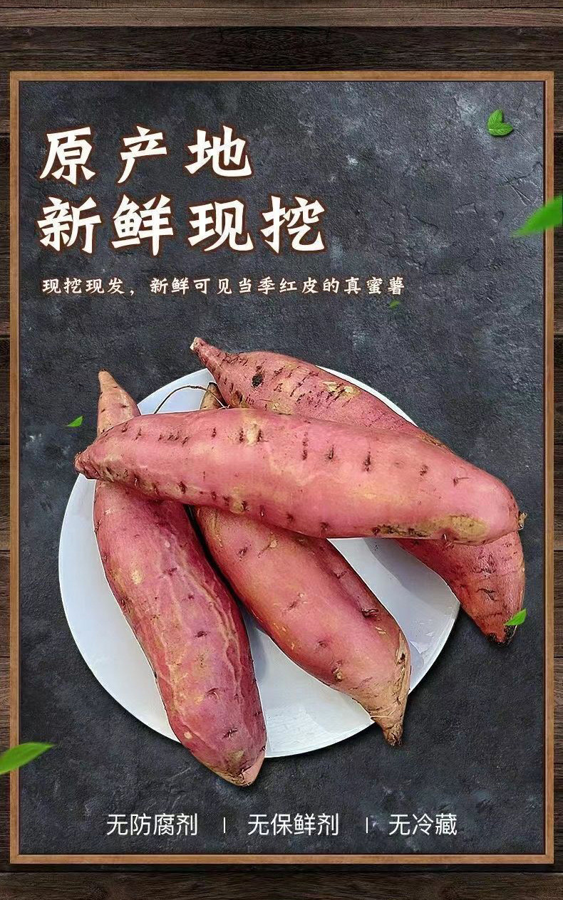 亿荟源 陕西板栗红薯新鲜番薯地瓜应季蔬菜杂粮