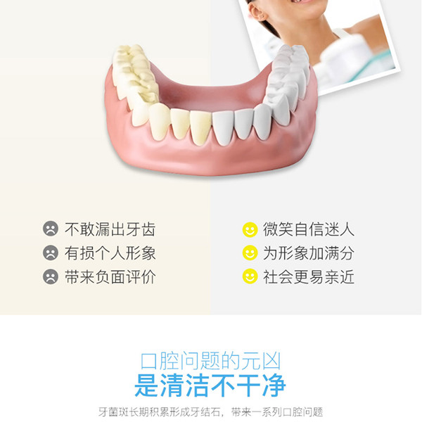 【德国品牌 质保1年】铂瑞TB005成人儿童电动牙刷超声波智能软毛|全身水洗