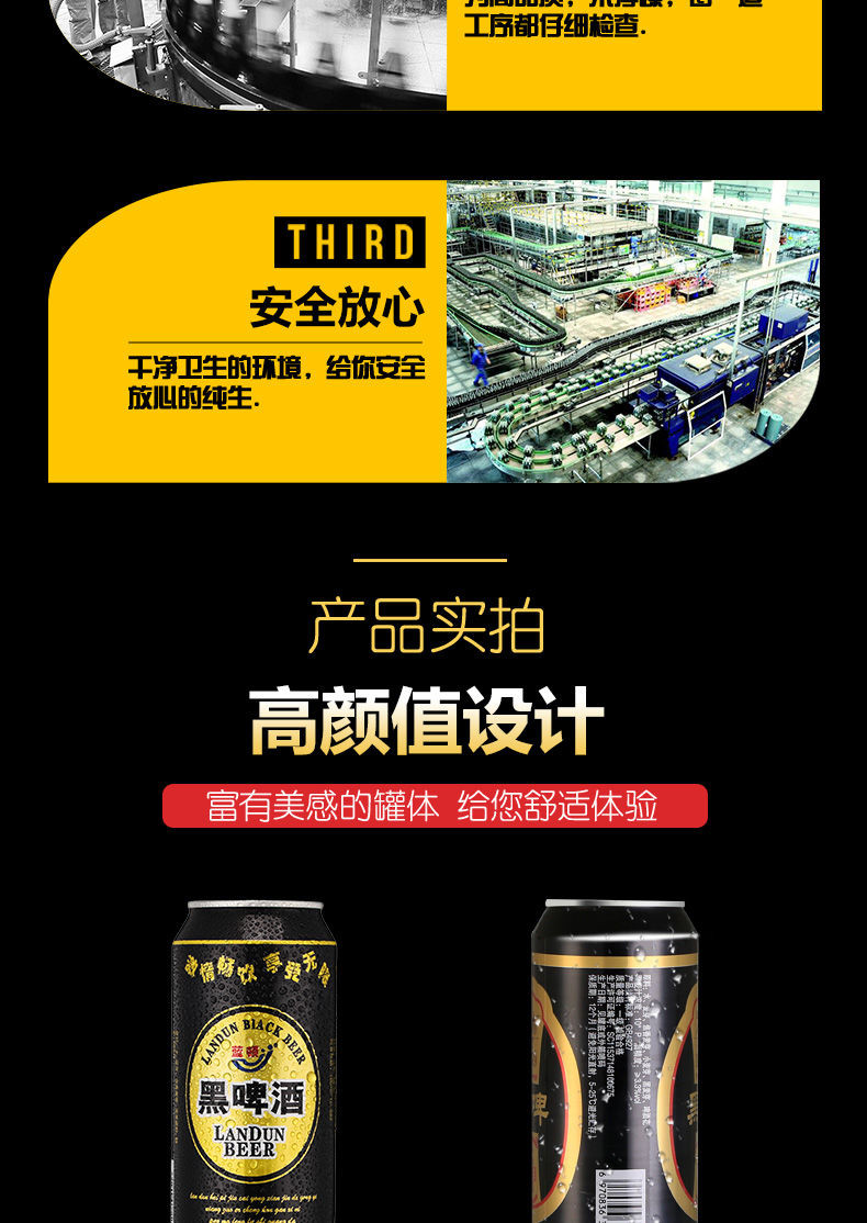  德国工艺蓝顿10度黑啤酒大罐畅饮装500ml*9瓶小麦.芽精酿纯啤整箱