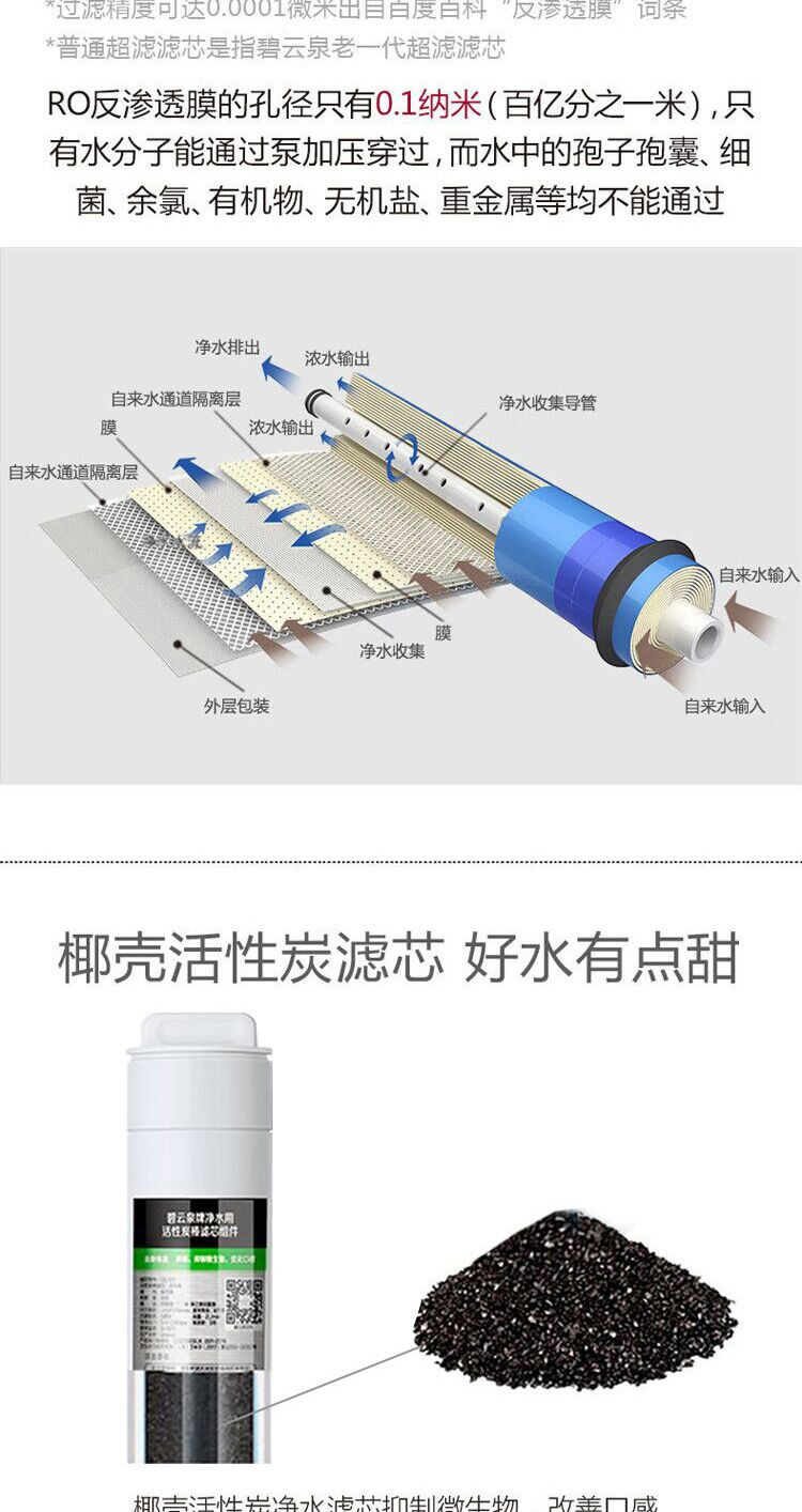 莱克（LEXY）碧云泉R306净水器家用直饮加热一体机免装台式自来水 过滤器净饮水机