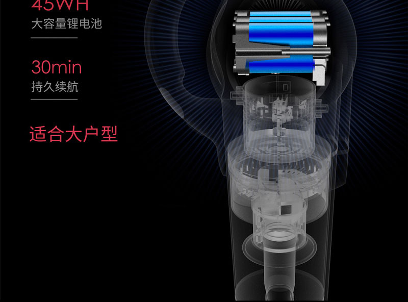 莱克（LEXY） 莱克无线吸尘器家用手持式小型强力大吸力无绳机大功率魔洁M8pro