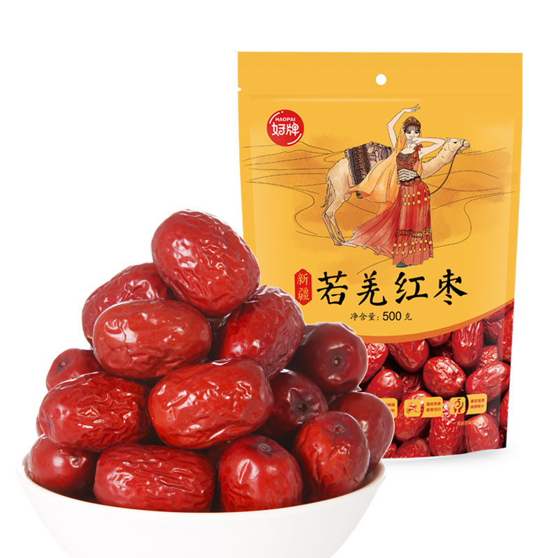 【好牌红枣】若羌红枣惠选500g