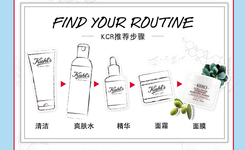 科颜氏/Kiehl&apos;s 【国内专柜货】高保湿面膜125ml