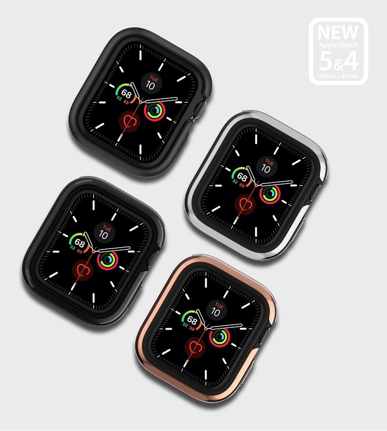 switcheasy苹果手表五代保护套四代铝apple watch5/4保护壳合金属壳软硬防摔