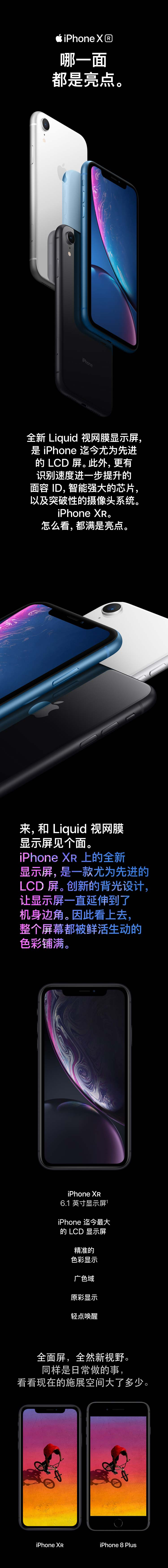 苹果 iPhone XR (A2108) 64GB 黑色 全网通4G手机 MT122CH/A