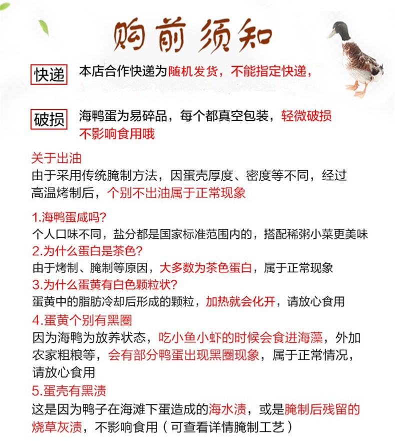 北部湾烤海鸭蛋20枚装 (60-70g) 广西红树林咸鸭蛋 红心流油咸蛋黄