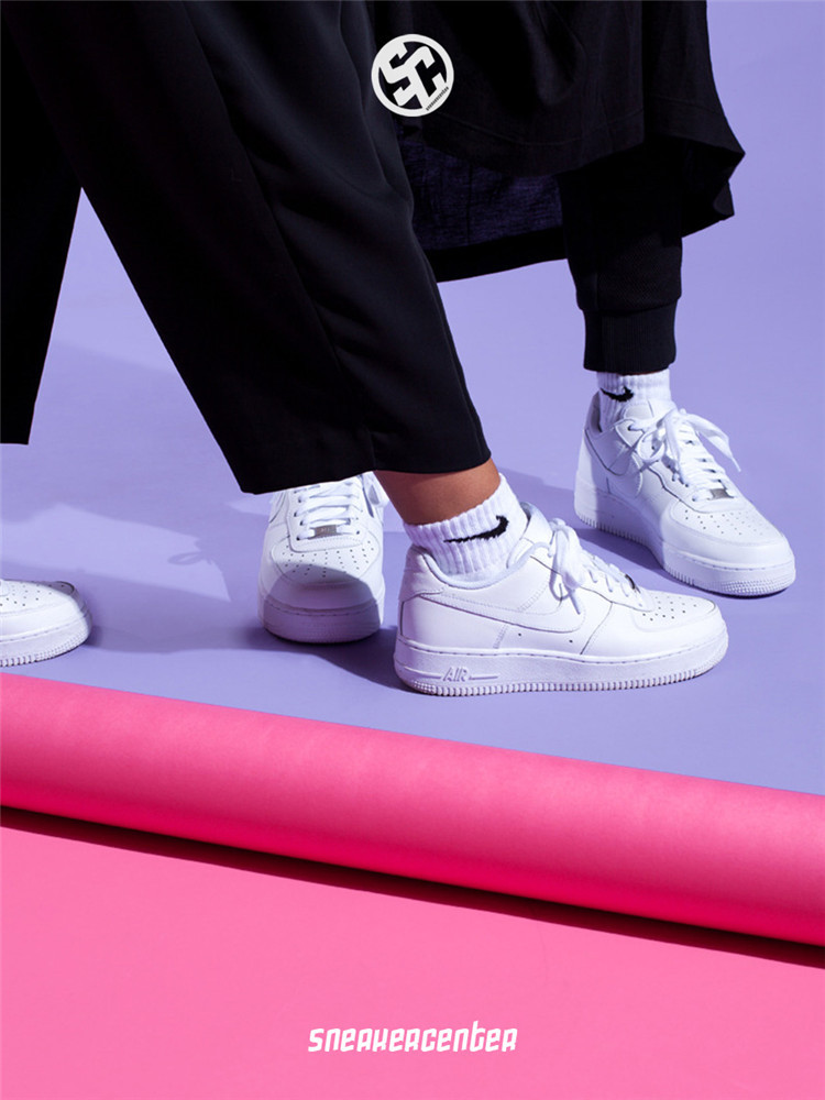 NIKE Air Force 1 AF1空军一号男女纯白运动板鞋