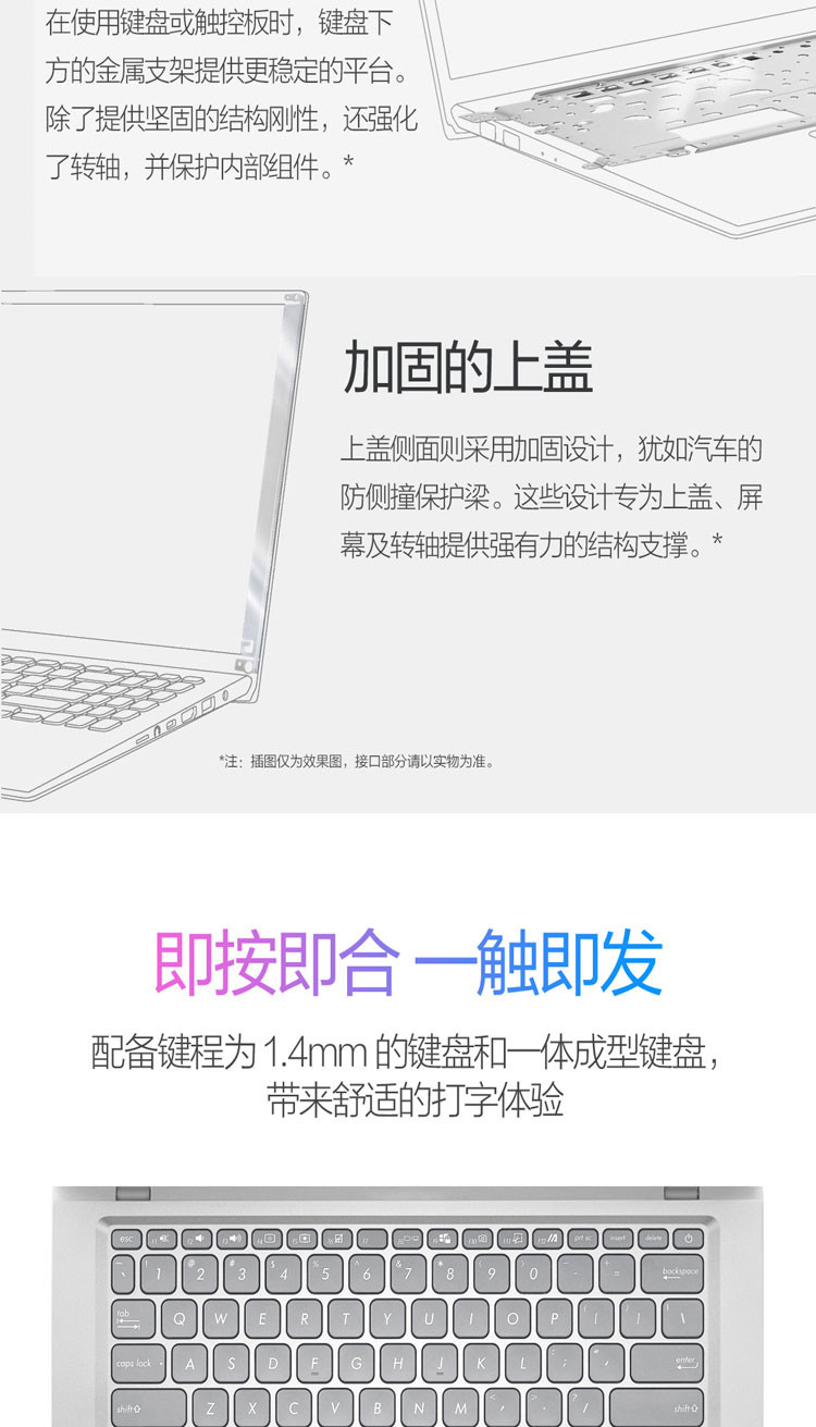 华硕/ASUS VivoBook14 14英寸I5笔记本 512固态 8G内存 集显