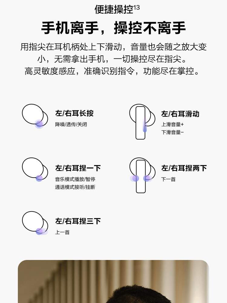 华为 HUAWEI FreeBuds Pro 主动降噪真无线T0003 有线充版