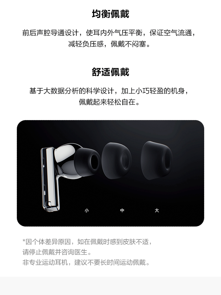 华为 HUAWEI FreeBuds Pro 主动降噪真无线T0003 有线充版