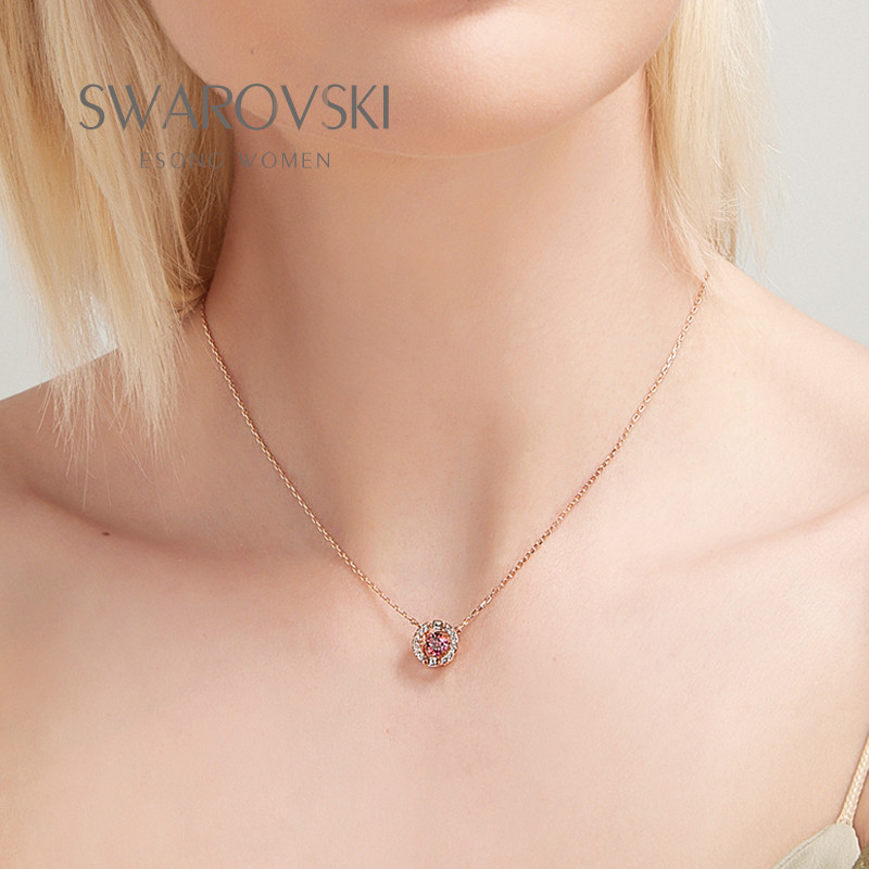 Swarovski/施华洛世奇跳动的心 女士项链 心跳锁骨链5279421