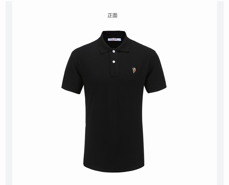 U.S.POLO ASSN.美国马球协会男19年夏季新品上衣短袖T恤男士短POLOT322007