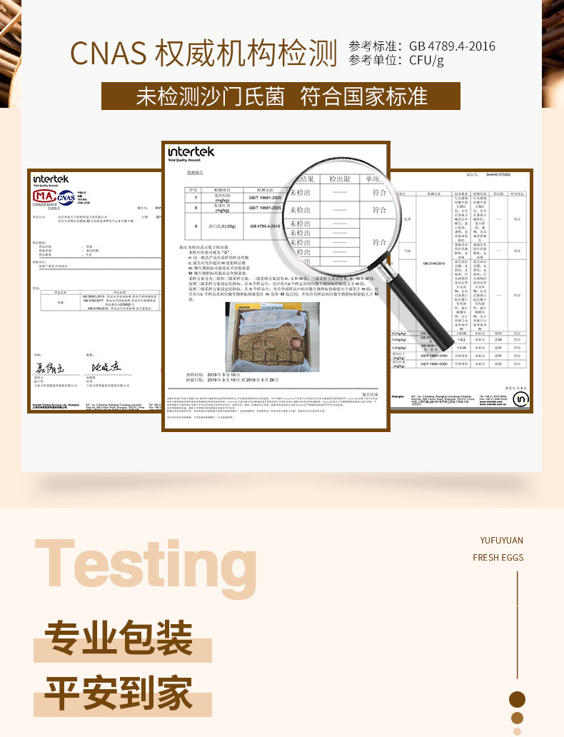 誉福园 橘林散养鲜鸡蛋40枚装五谷喂养新鲜直达