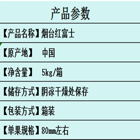 农家自产 【武城馆】烟台红富士苹果5kg*2〔80果〕