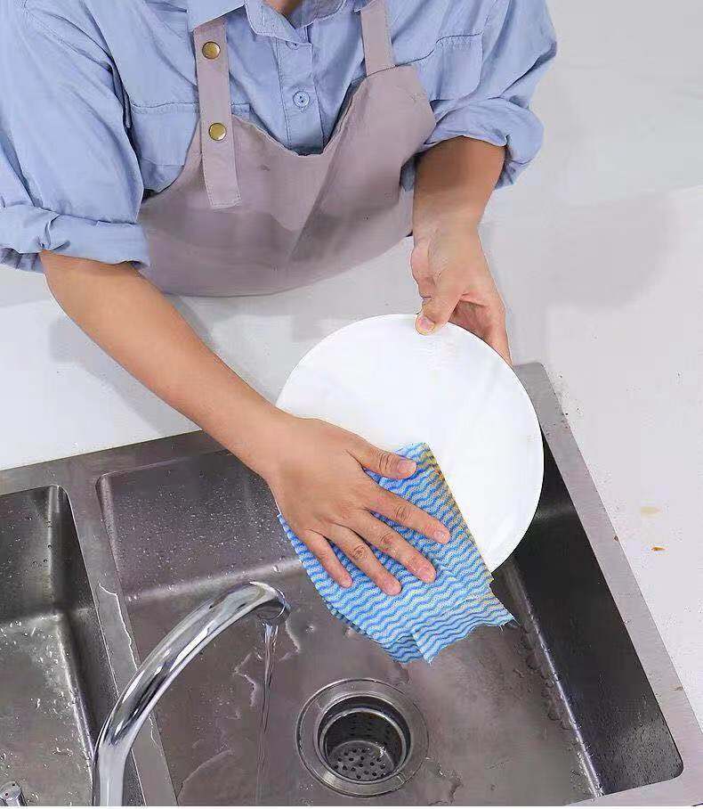 【日系食品级】懒人抹布干湿两用厨房无纺可水洗碗巾一次性洗碗布