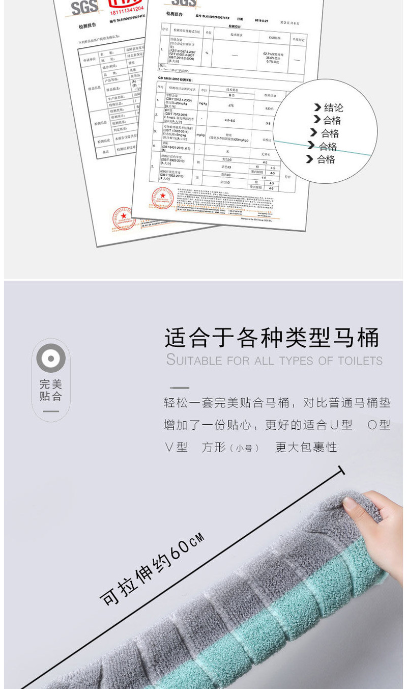 马桶坐垫北欧风马桶垫家用坐便套冬季加厚马桶圈通用坐便垫可水洗