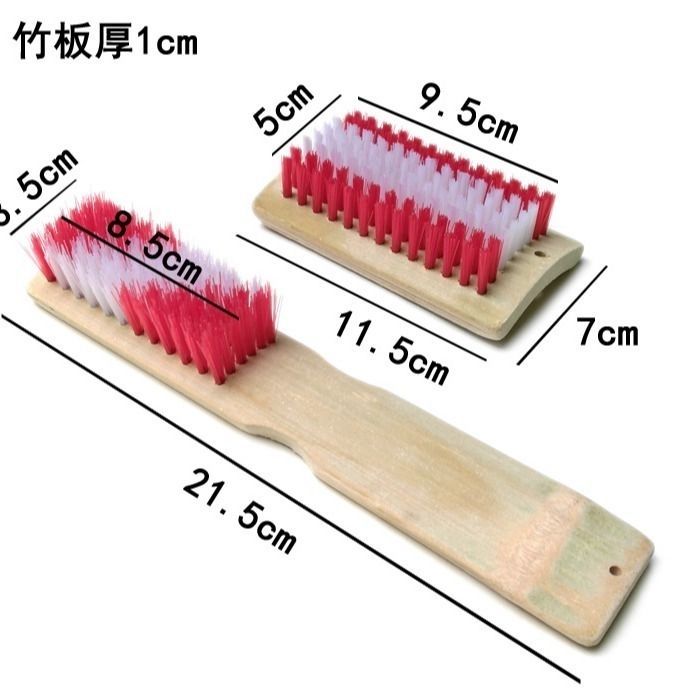 加厚天然竹鞋刷衣刷长柄竹鞋刷洗衣刷竹子尼龙鞋刷硬毛竹鞋刷子