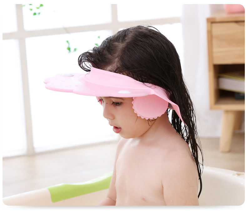 【1-18岁宝宝洗头神器】洗头帽儿童洗发帽防水护耳婴儿洗澡可调节洗浴
