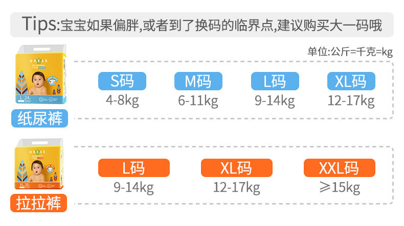 【新品上市】吉氏云感薄纸尿裤拉拉裤超薄透气男女宝宝婴儿尿不湿