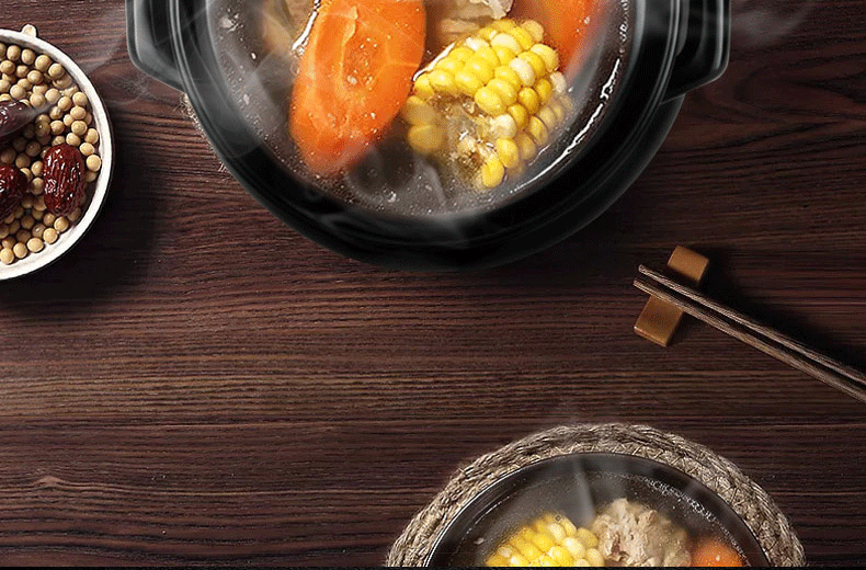 爱仕达（ASD）砂锅陶瓷煲家用养生煲煲汤锅煎药锅明火耐高温小炖盅沙锅炖煲3.5L