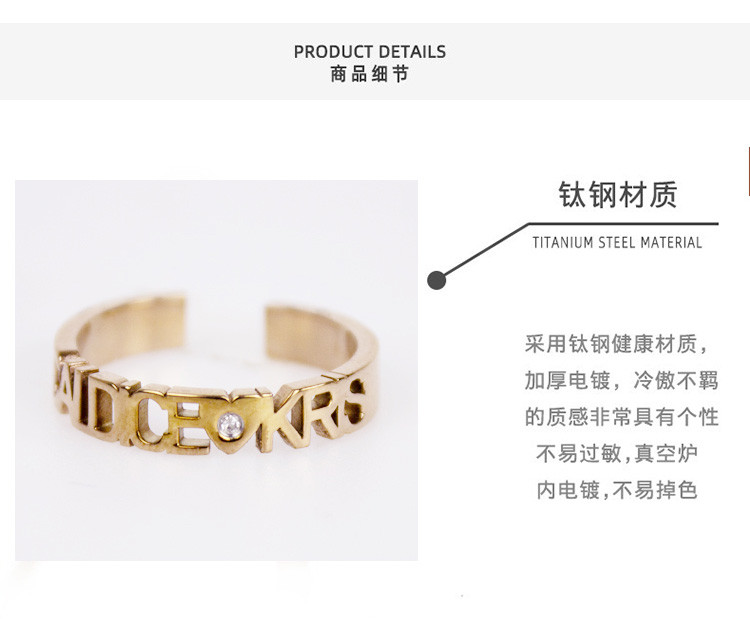 【券后229元】CaldiceKris（中国CK）钻石戒指 CK-SS1027