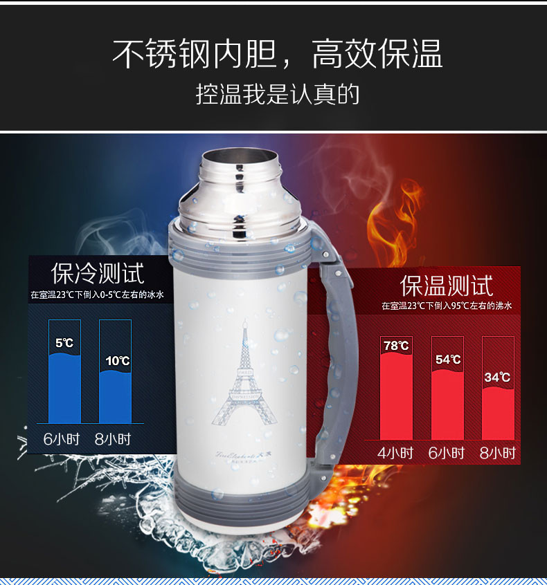 火象/Fire elephant 巴黎印象旅行壶 1200ml HXB-BW024