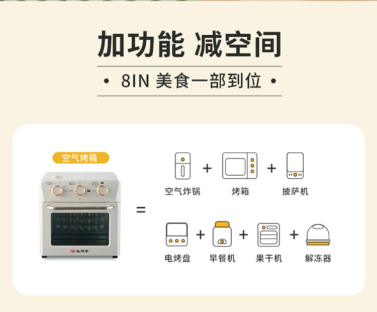 尚朋堂(SUNPENTOWN)  12L空气烤箱 SPT-KX062