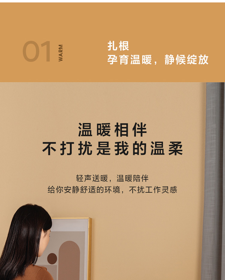 美的/MIDEA 小暖阳取暖器 HPW06MB