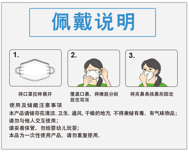 绿盾一次性口罩防尘透气防病菌秋冬防晒一次性口罩