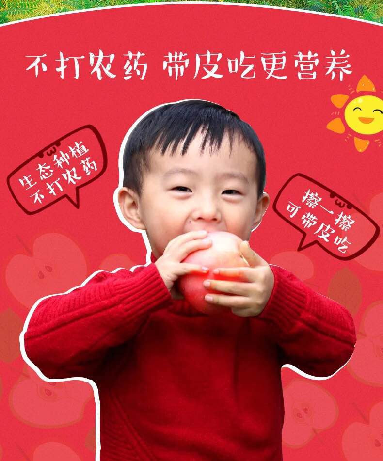 【冰糖心】现摘嘎啦红苹果水果新鲜当季3/5/10斤脆甜红富士丑苹果