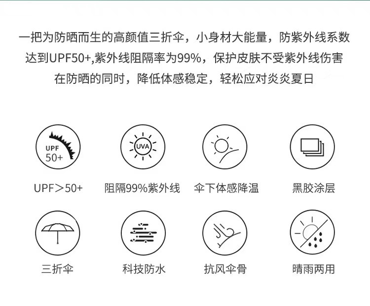 全自动雨伞折叠开收大号双人三折防风男女加固晴雨两用学生广告伞