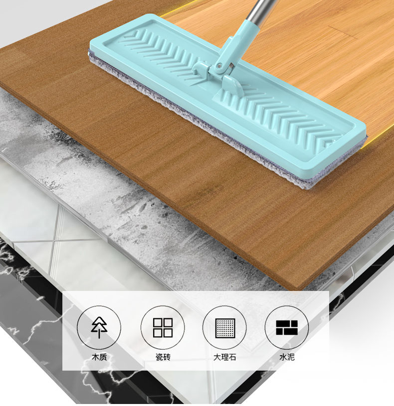 【网红同款】免手洗平板拖把家用木地板一拖神器懒人拖布干湿两用地拖托大号净