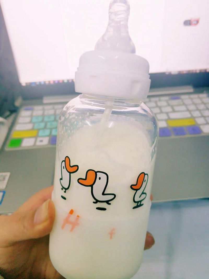 韩国可爱奶瓶水杯成人创意个性玻璃杯韩版女学生便携杯子随手杯