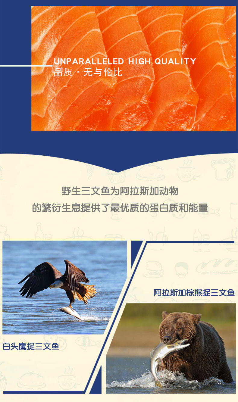 SALMON4PETS狗狗零食训狗泰迪鱼肉干大型犬训练奖励70g幼犬小零食