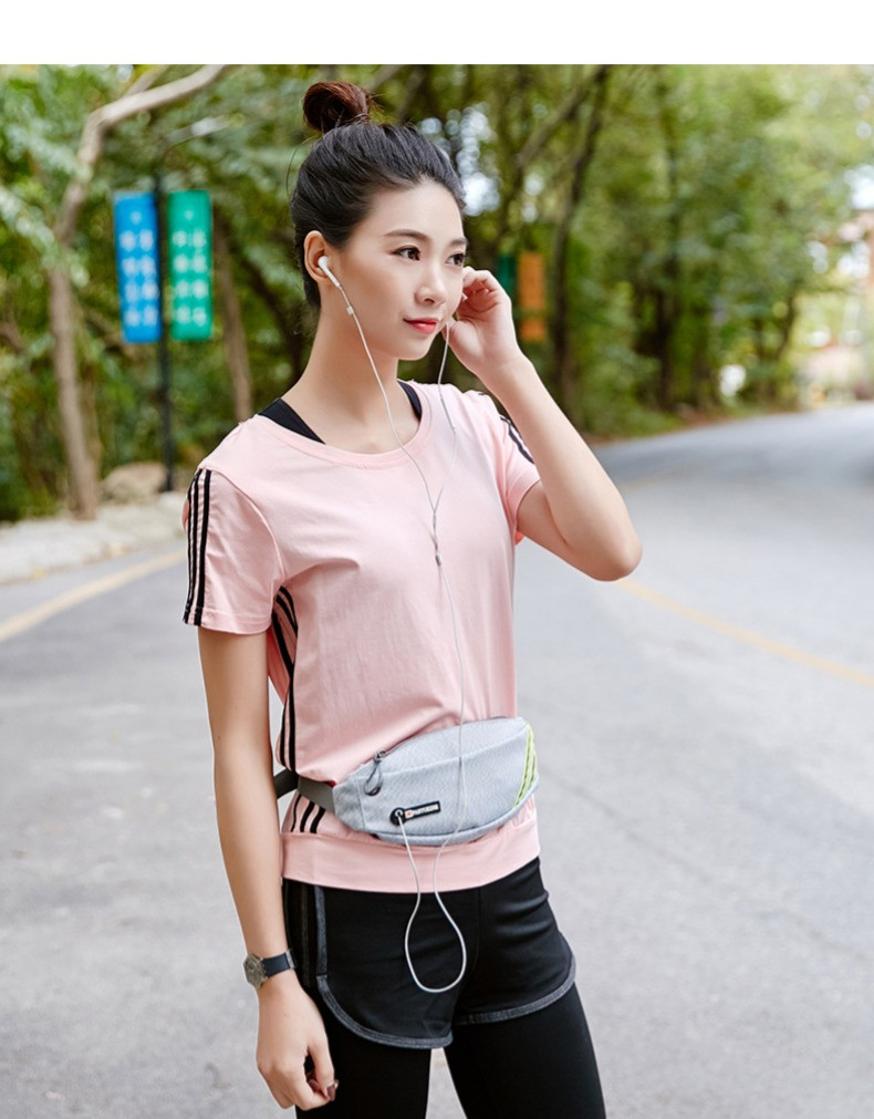 运动跑步腰包男女防盗隐形贴身手机包多功能小包防水手机健身腰包