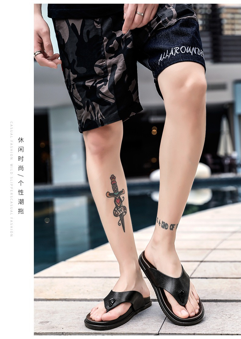 人字拖男潮2020新款夏季男士个性室外外穿沙滩韩版潮流时尚凉拖鞋
