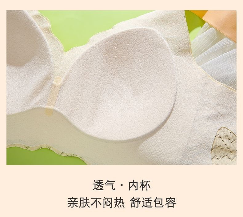 大码内衣女夏季薄款收副乳防下垂胸垫显小无痕薄款透气无钢圈聚拢大胸大包容200斤文胸罩