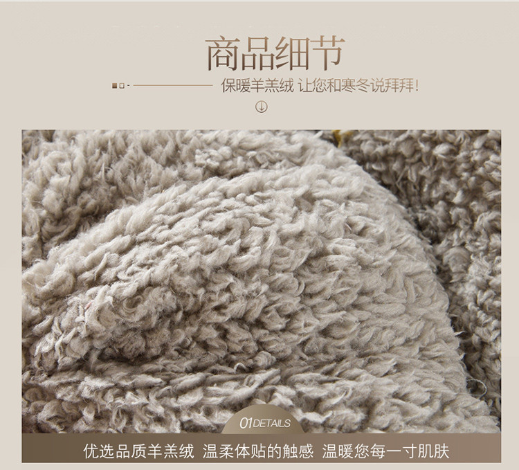 花花公子（PLAYBOY） 家纺床上用品羊羔绒床垫150*200cm