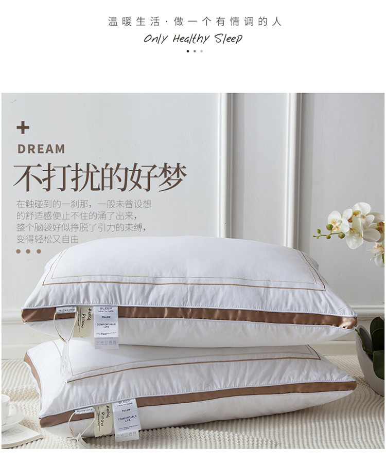 花花公子（PLAYBOY） 家纺床上用品星级酒店羽丝绒枕
