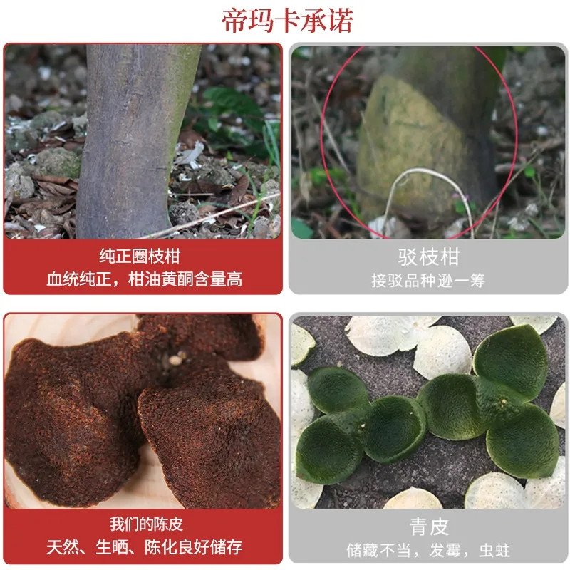 新会陈皮干10年15年20年正宗广东特产老陈皮碎陈皮橘子皮煲汤泡茶