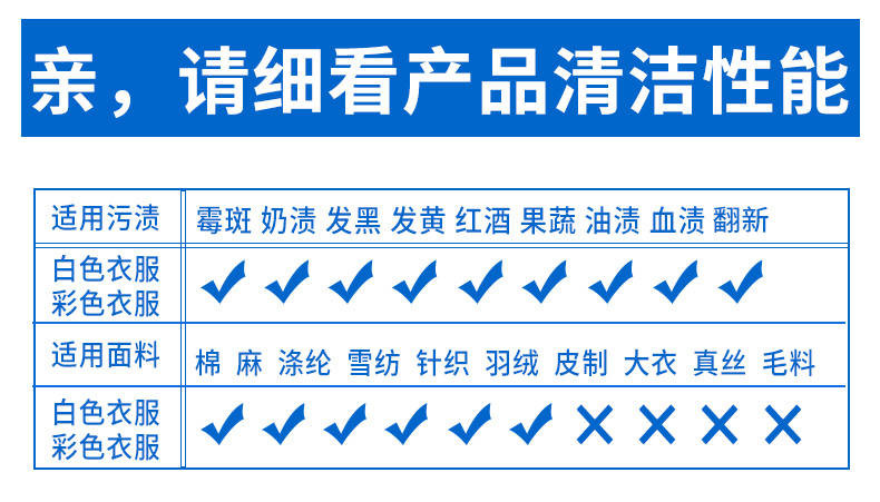 彩漂剂彩色衣服漂白剂白色衣服彩色漂白液漂白 去黄脏衣服专用洗涤剂