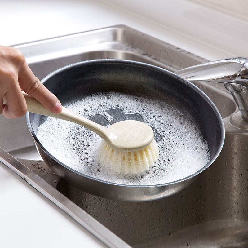 去污长柄洗锅刷厨房用品洗碗刷家用洗锅刷子水槽灶台清洁刷