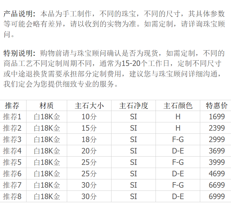 佐卡伊 铭刻之吻 白18k金钻石戒指