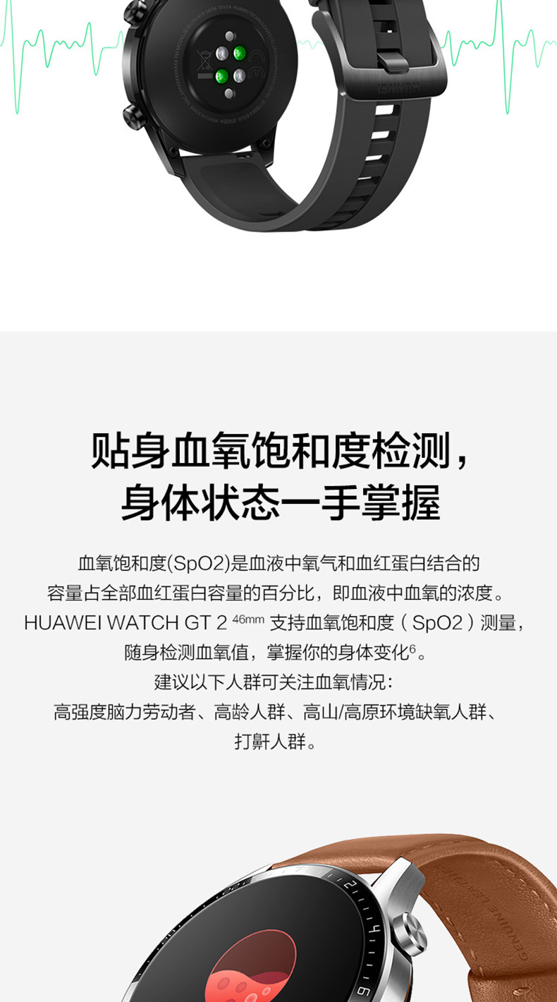 HUAWEI WATCH GT 2 时尚款 46mm）