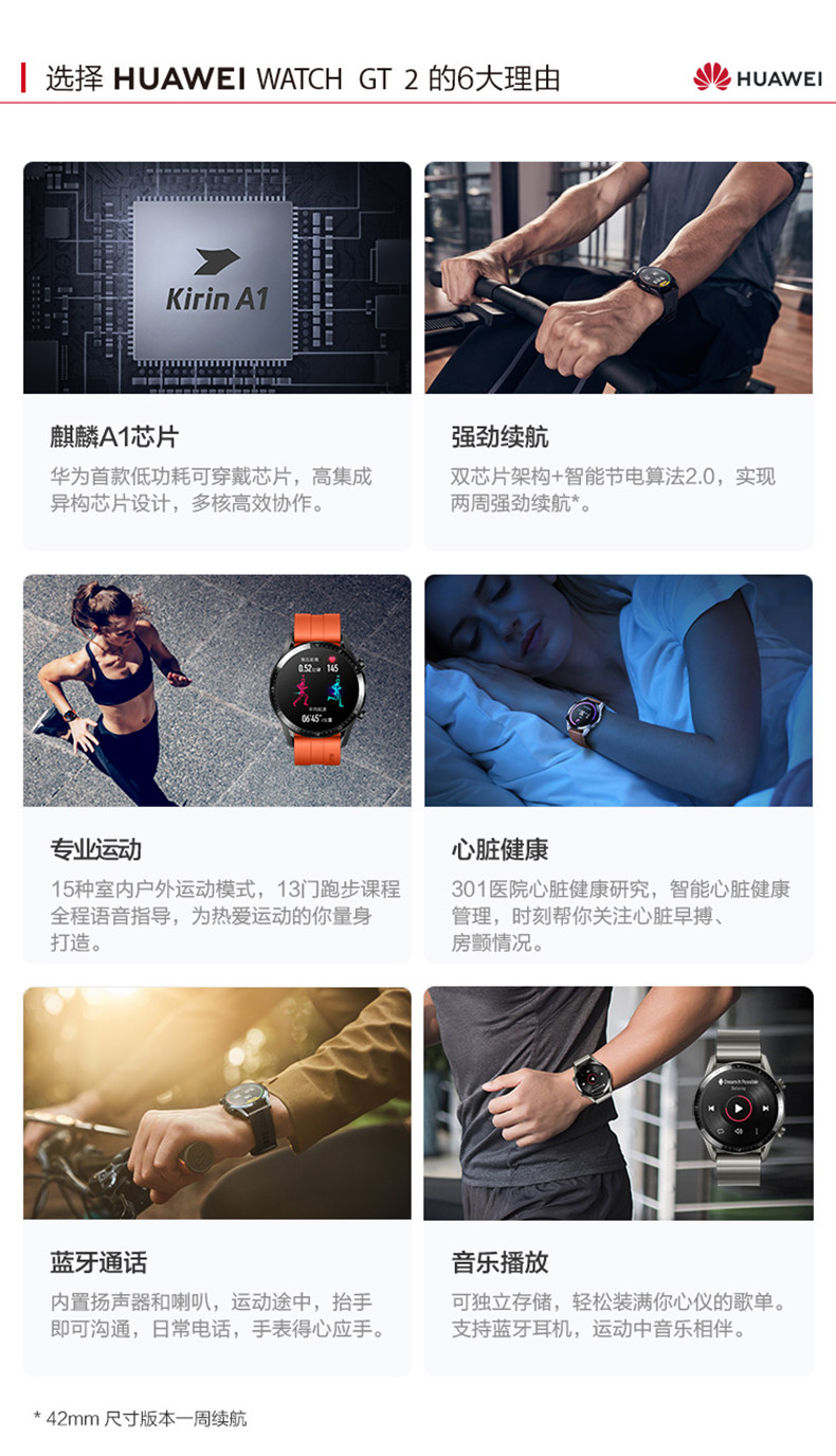 HUAWEI WATCH GT 2 时尚款 46mm）