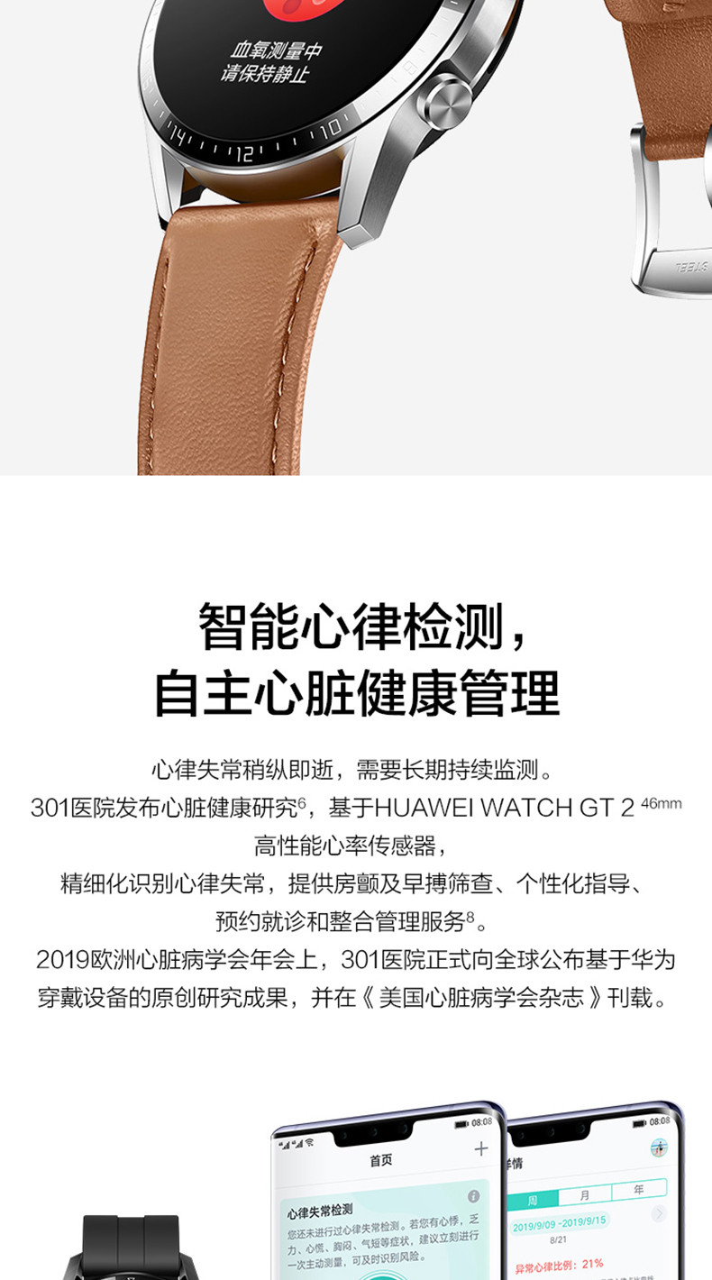 HUAWEI WATCH GT 2 时尚款 46mm）