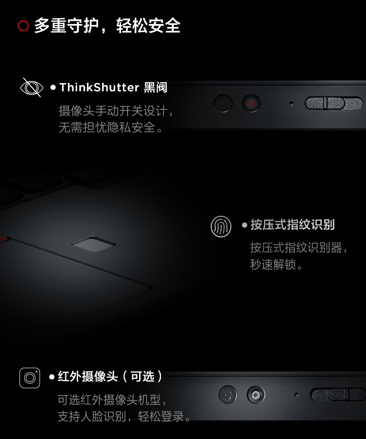 ThinkPad X1 Carbon 2019 20R10005CD 14英寸轻薄笔记本电脑