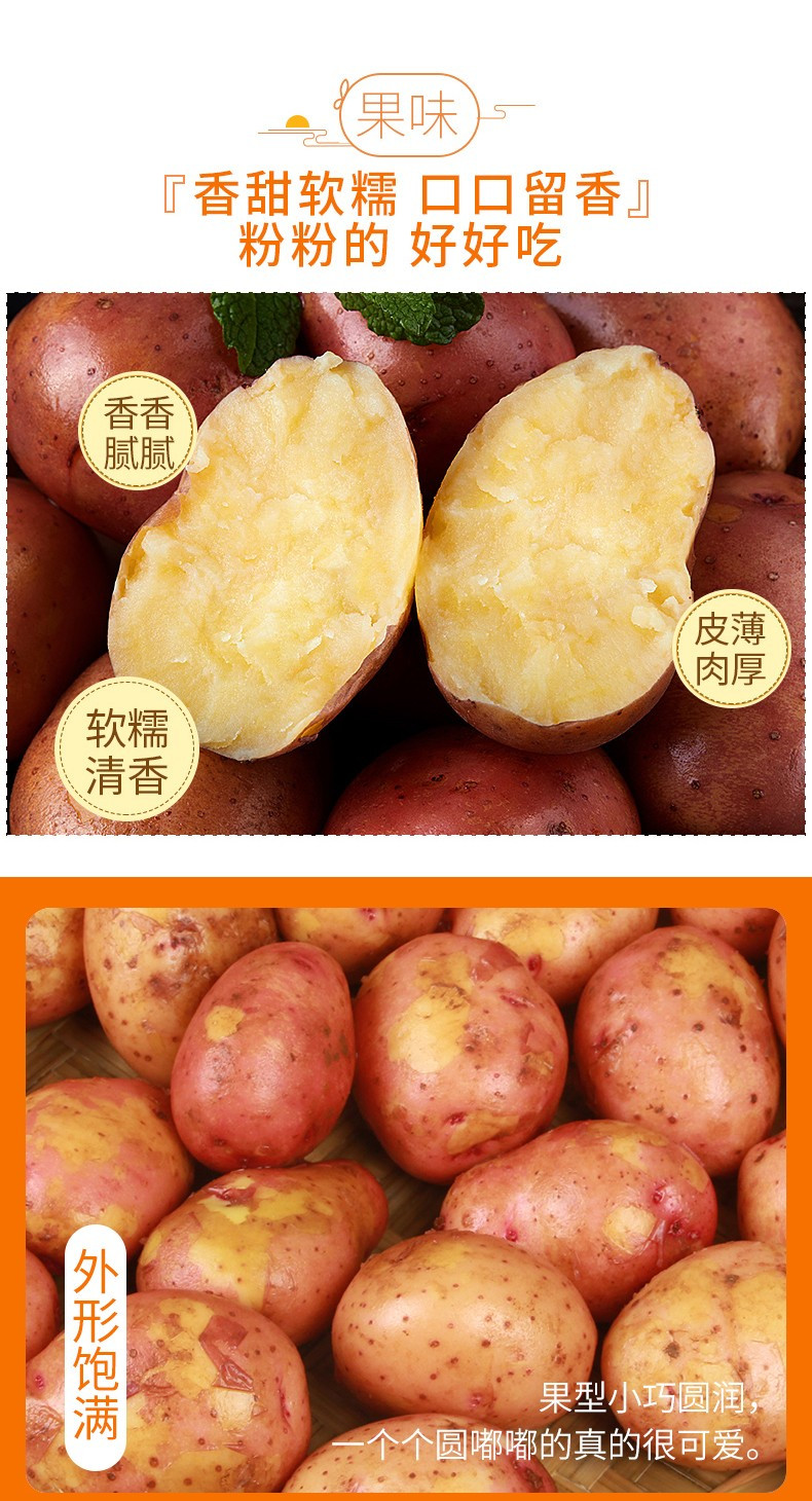 佳怡康 云南红皮土豆 3斤-5斤-9斤