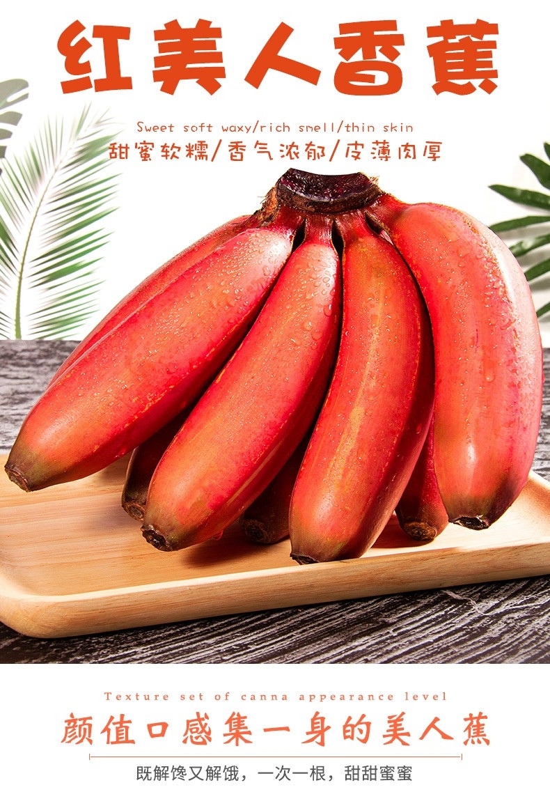 荷馨四季 红美人香蕉  甜蜜软糯